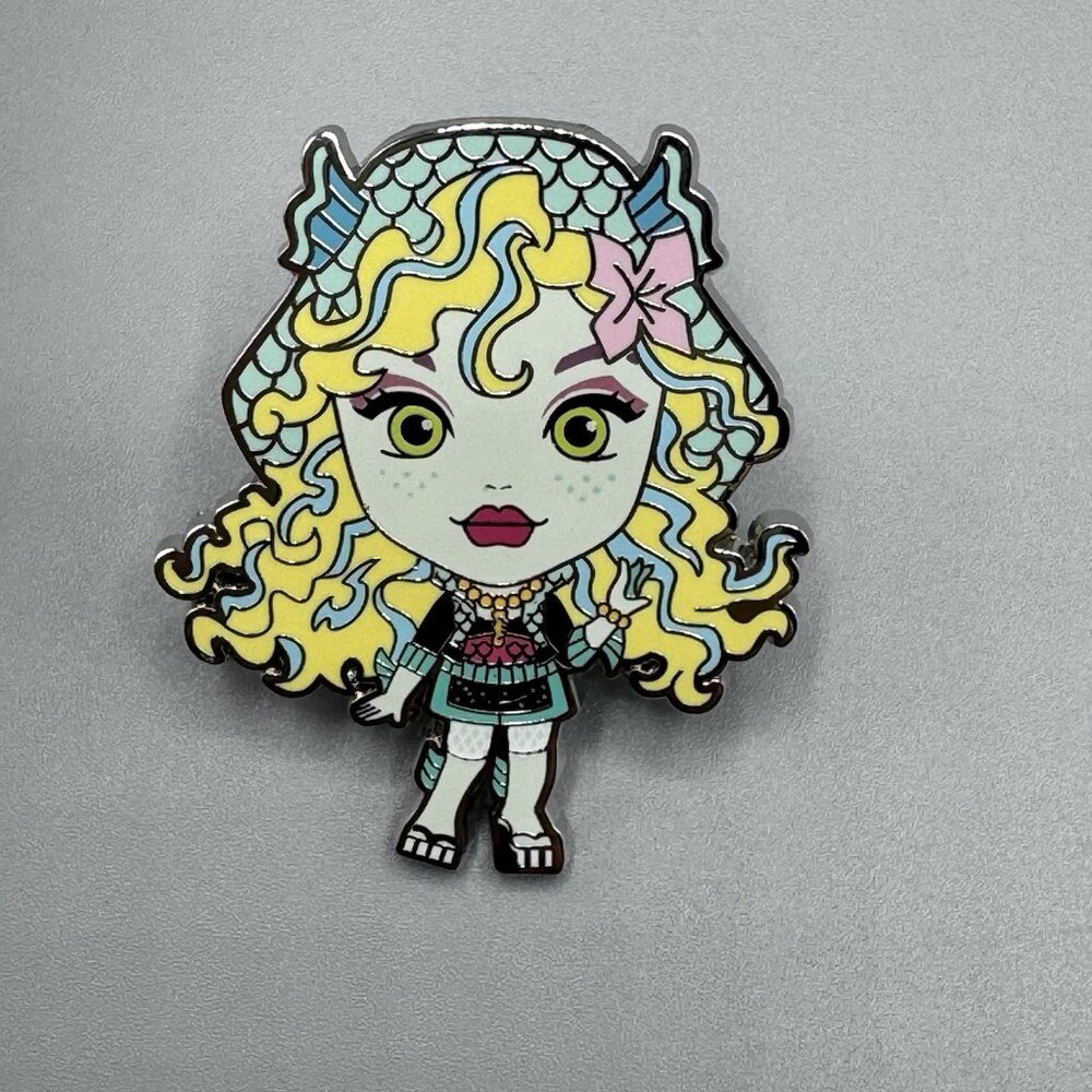 Monster High LAGOONA BLUE Chibi Pin New Open Box